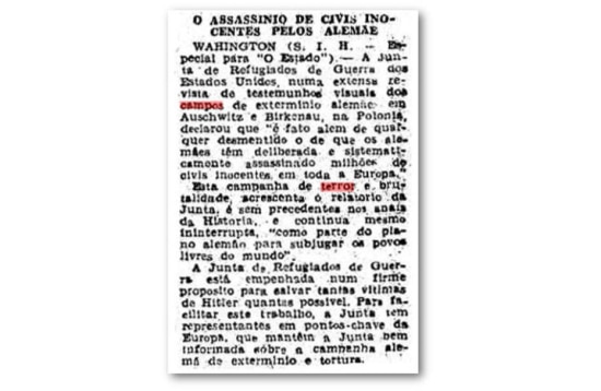 O Estado de S.Paulo – 21/01/1945
clique aqui para ver a página