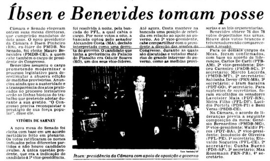 > Estadão - 03/02/1991
