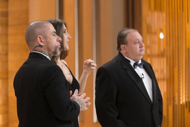 Carlos Reinis/Band Os jurados Henrique Fogaça, Paola Carosella e Erick Jacquin