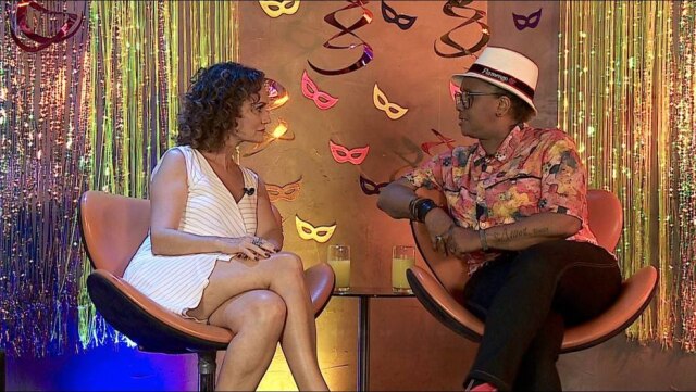Divulgação/RedeTV! Faa Morena entrevista Sandra de Sá