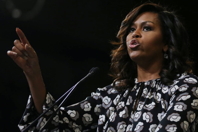Carlos Barria / Reuters A ex-primeira-dama Michelle Obama.