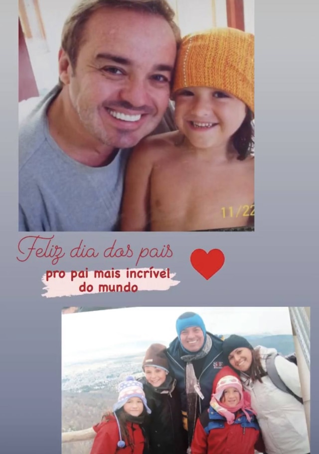 Instagram/@sofi_liberato Sofia Liberato decidiu homenagear o pai no Instagram neste domingo
