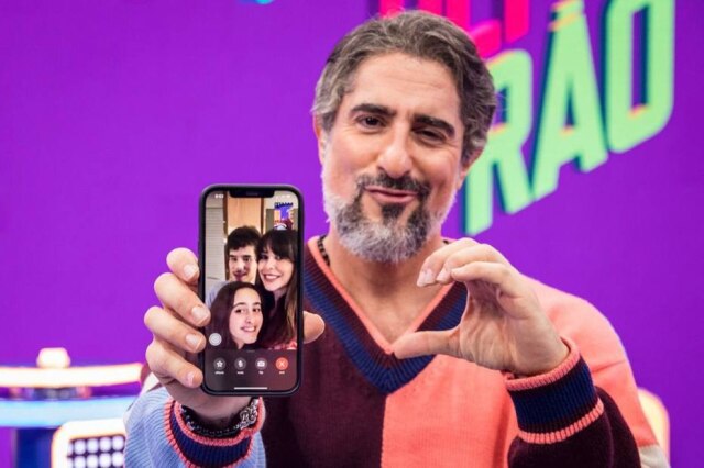 João Cotta/Globo Marcos Mion fez uma homenagem aos filhos na sua estreia como apresentador do 'Caldeirão'