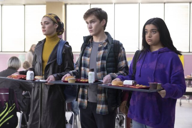 Marvel Studios Bruno, Nakia e Kamala, o trio de melhores amigos de infância.
