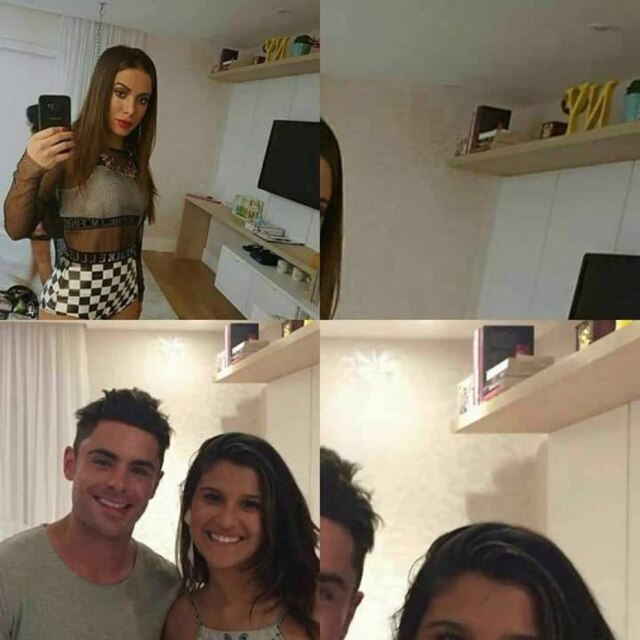 Reprodução/Instagram Fãs resgataram fotos antigas de Anitta e descobriram através de Giulia Costa que o ator Zac Efron passou a noite na casa da cantora