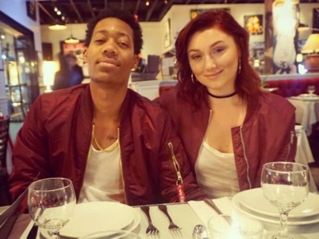 Reprodução / Instagrm @annyawesome Tayler James Williams e sua namorada Anastasia Baranova