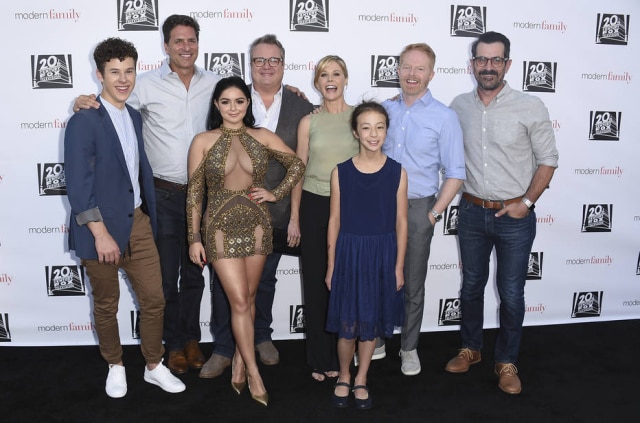 Jordan Strauss/Invision/AP Elenco de 'Modern Family'.
