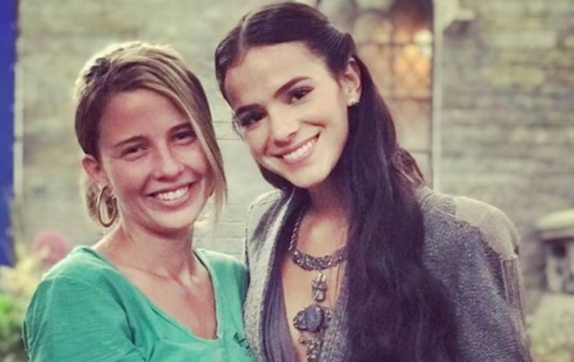 Instagram / @d_lagranha Debby Lagranha ao lado de Bruna Marquezine