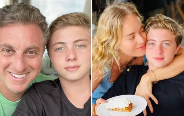 Instagram/ @lucianohuck/ Instagram/ @angelicasky Luciano Huck e Angélica com o filho Benício