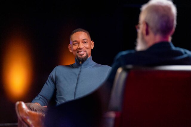 Ser Baffo/Netflix Will Smith no programa 'O próximo convidado dispensa apresentação com David Letterman'. O ator está no segundo episódio da quarta temporada do talk-show.