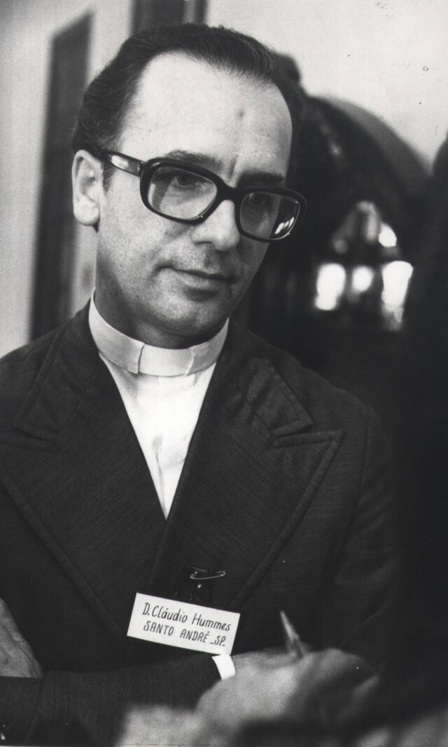 Dom Cláudio Hummes, então bispo de Santo André em 1979.