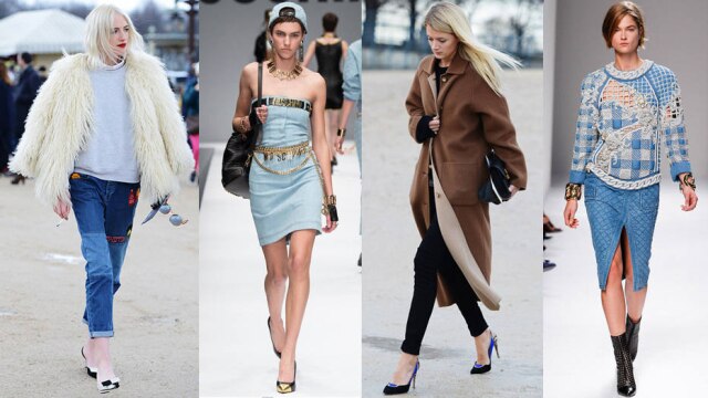 Reprodução Tommy Ton/Style.com Combine o básico com brilho, renda, pedraria e transparência, o resultado será descolado e chique