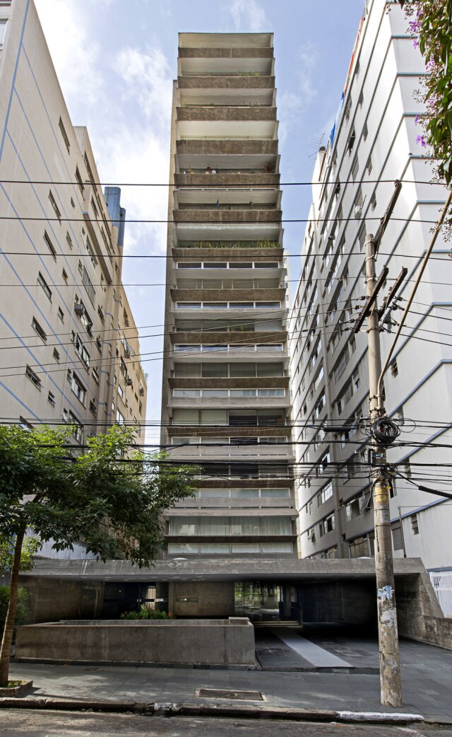 divulgação O edifício Guaimbê na Hadock Lobo, em São Paulo: projeto residencial de 1965