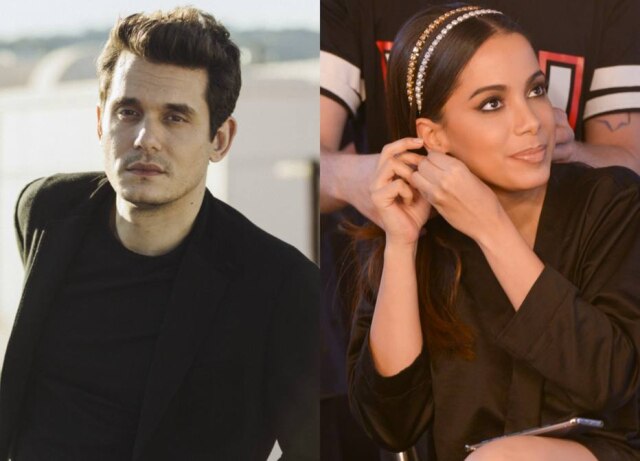 Elizabeth Weinberg/The New York Times | Luciana Prezia/ESTADÃO John Mayer e Anitta se encontraram em festa e registraram o momento com uma foto.