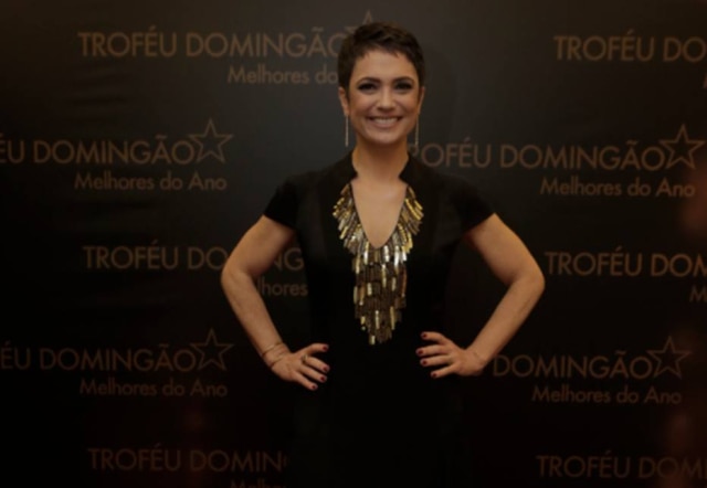 Raphael Dias/Globo/Divulgação A apresentadora Sandra Annenberg