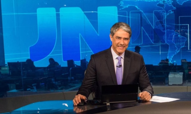 João Cotta / Globo / Divulgação William Bonner na bancada do 'Jornal Nacional'