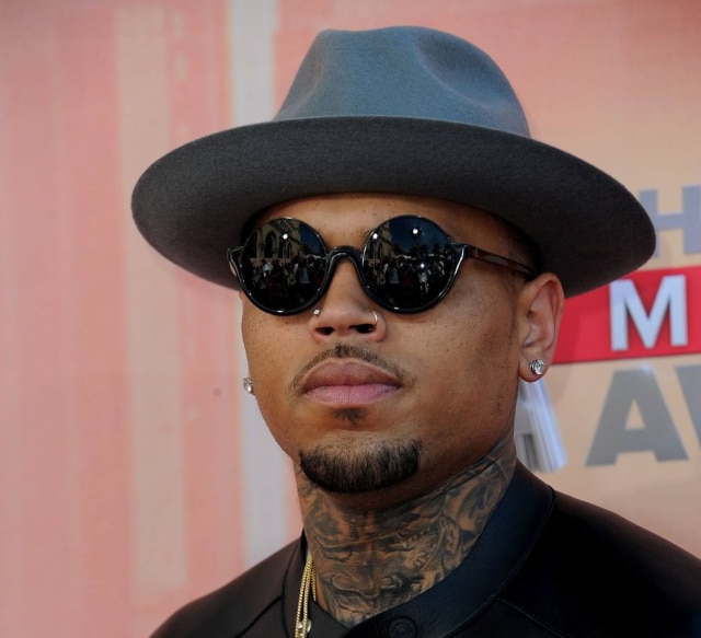 Valerie Macon/AFP Chris Brown, em março de 2015, na Califórnia.