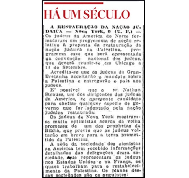 Acervo/Estadão O Estado de S.Paulo- 10/9/1919