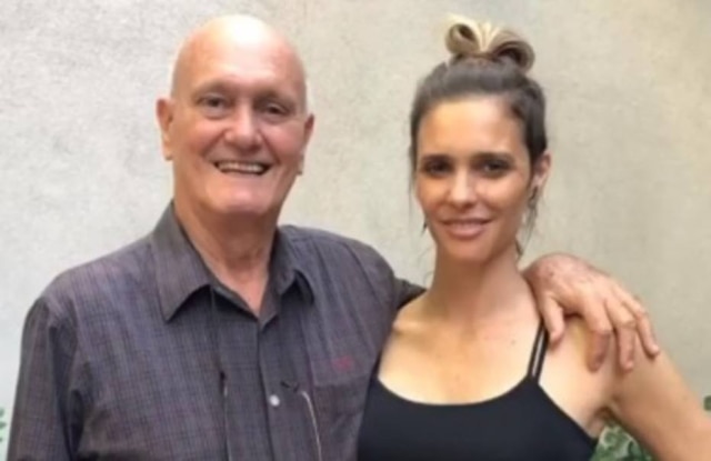 Instagram / @fernandalimaoficial Fernanda Lima ao lado do pai, Cleomar