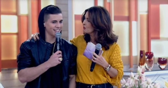 Reprodução/GShow Mas depois foi um dos convidados do 'Encontro'.