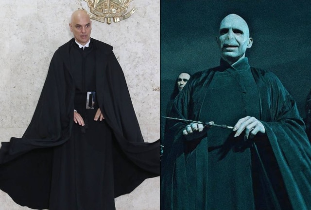 Alexandre de Moraes de toga é comparado a Lord Voldemort - Emais ...