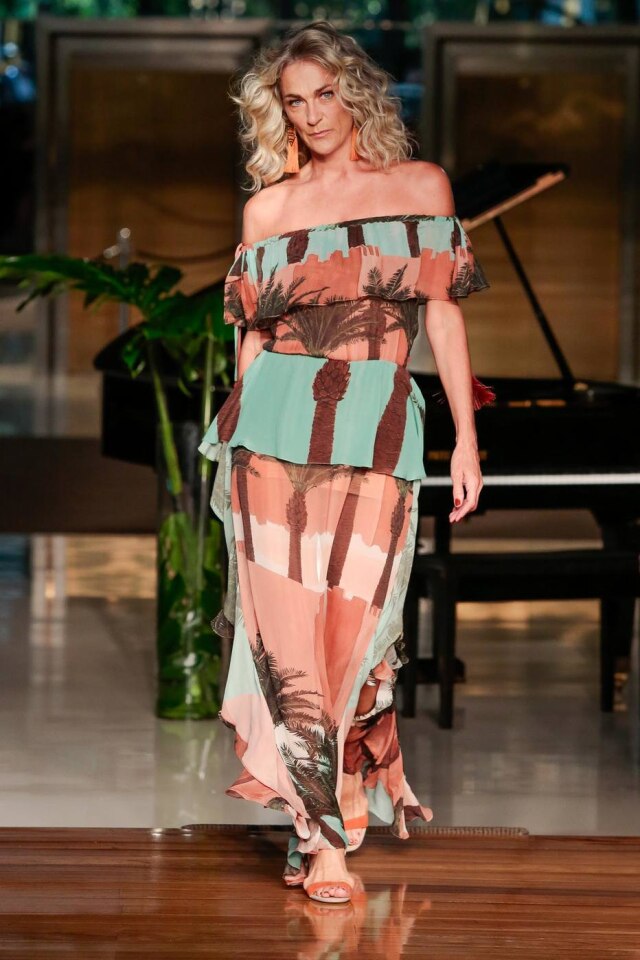 Lu Preza/Água de Coco/Divulgação A atriz alemã Constanze Von Oertzen foi uma das modelos da apresentação