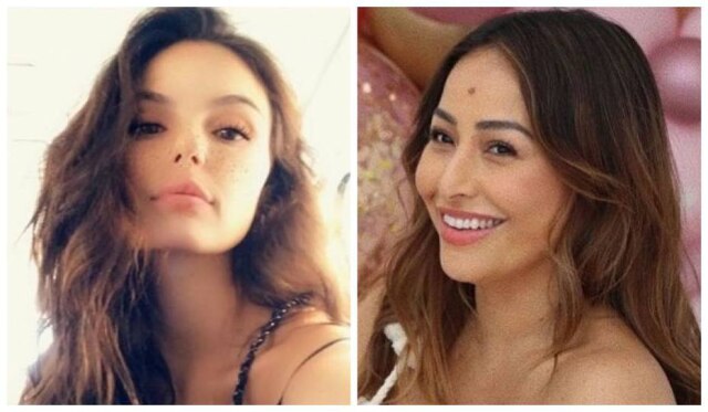 Instagram/@isisvalverde/@sabrinasato A atriz Isis Valverde e a apresentadora Sabrina Sato.