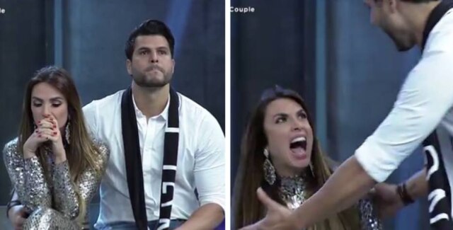 Reprodução da 4ª temporada do 'Power Couple Brasil' (2019) / Record TV Nicole Bahls e Marcelo Bimbi vencem a final do 'Power Couple Brasil'