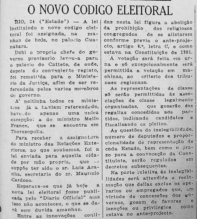 > Estadão - 25/02/1932