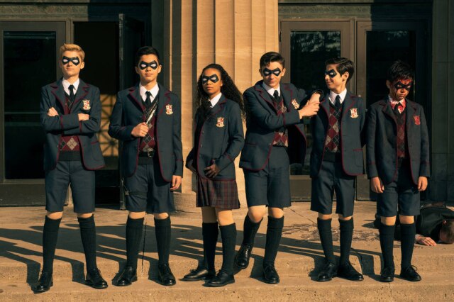 Christos Kalohoridis/Netflix A primeira temporada apresentou os irmãos Hargreeves.