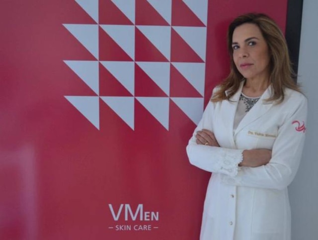 Jorge Grimberg A dermatologista Valéria Marcondes no novo espaço focado no público masculino