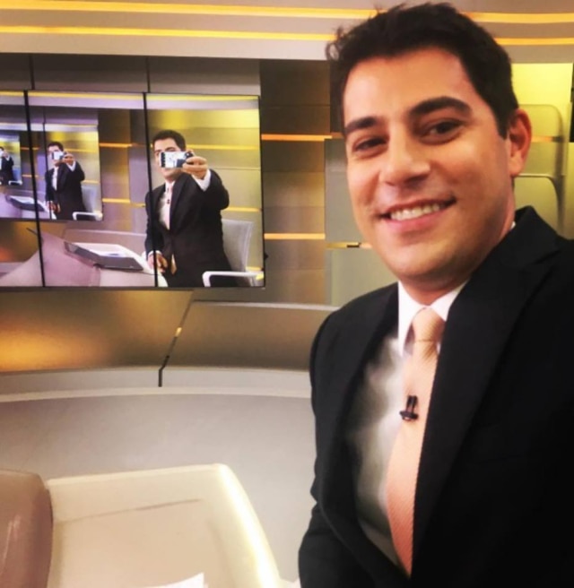 Reprodução/Instagram O jornalista publica fotos pessoais com frequência.