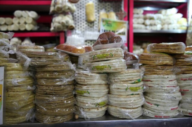 Renata Mesquita|Estadão Arepas de todas cores e tamanhos para levar
