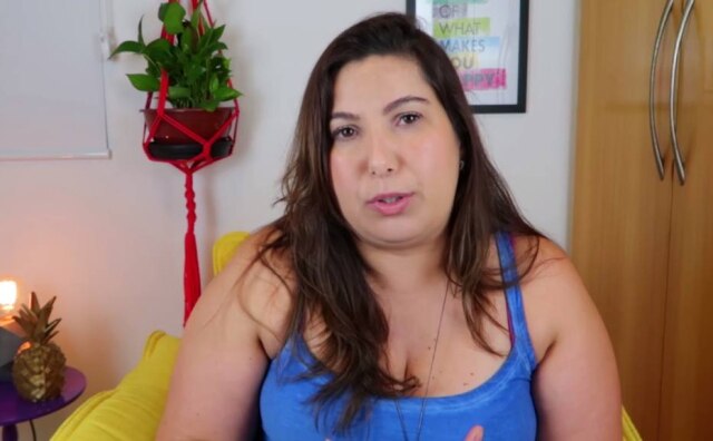 YouTube / @Mundo Gordelícia com Mariana Xavier A atriz Mariana Xavier.