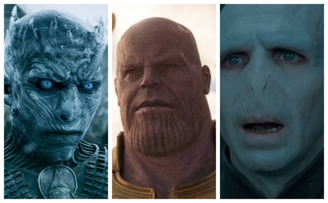 HBO / MarvelStudios / WarnerBros Pictures Rei da Noite, Thanos e Voldemort: qual o melhor vilão?