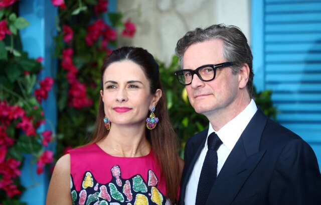 Hannah McKay / Reuters Colin Firth e Livia Giuggioli.