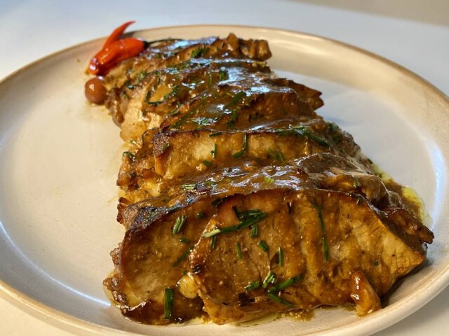 Patrícia Ferraz/Estadão Pernil suíno da Dona Deôla