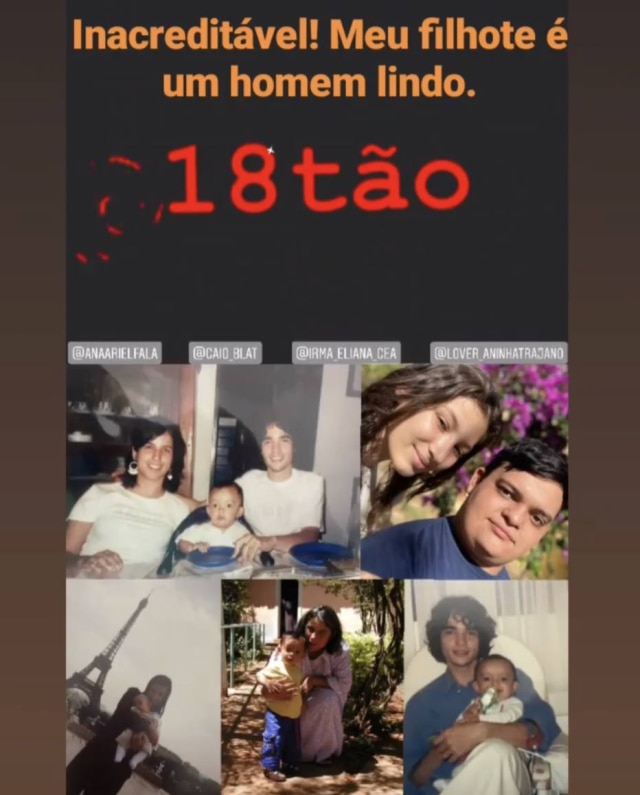 Instagram/@caio_blat Nos stories do Instagram, Caio Blat fez homenagem ao filho Antonio