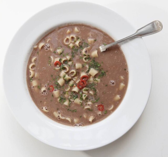 Felipe Rau/Estadão Sopa de feijão.