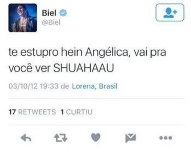 Reprodução/Morri de Sunga Branca O cantor chegou a falar que estupraria a apresentadora.