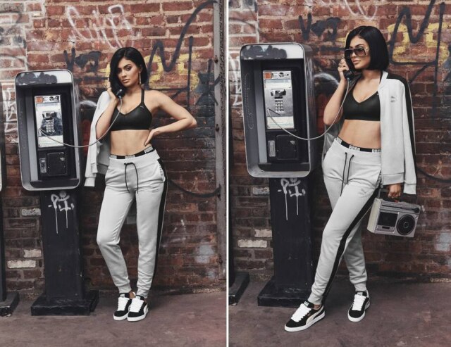Divulgação Kylie Jenner é a estrela da campanha do novo Suede, da Puma.