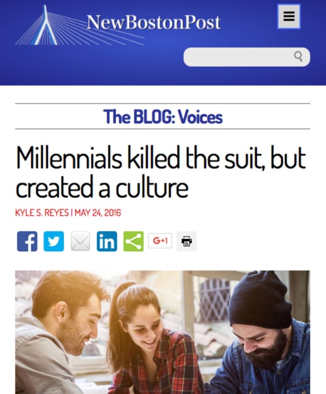 Reprodução/Buzzfeed Millenials acabaram com o terno, mas criaram uma cultura.