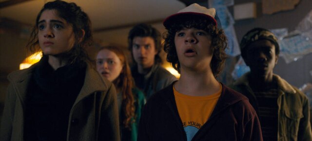 Cortesia da Netflix Cena da segunda temporada de 'Stranger Things'.