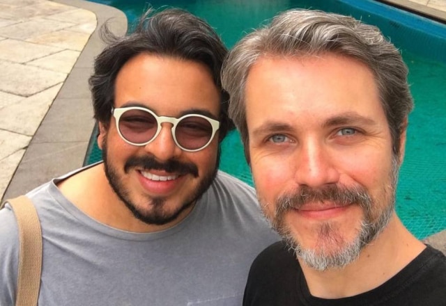 Instagram / @luislobianco Luis Lobianco e seu marido, Wallace.
