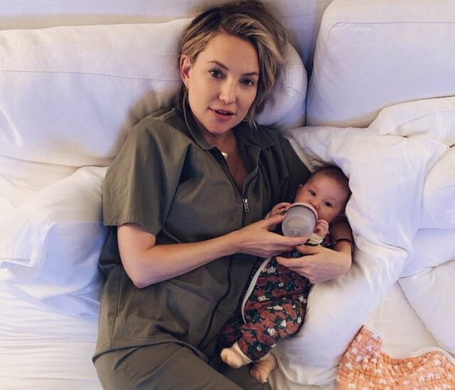 Instagram/@katehudson Kate Hudson deu à luz Rani em outubro.