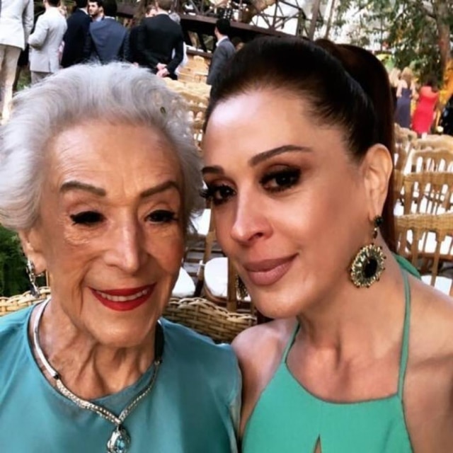 Instagram/@claudiaraia Claudia Raia e a mãe, Odette Motta Raia.
