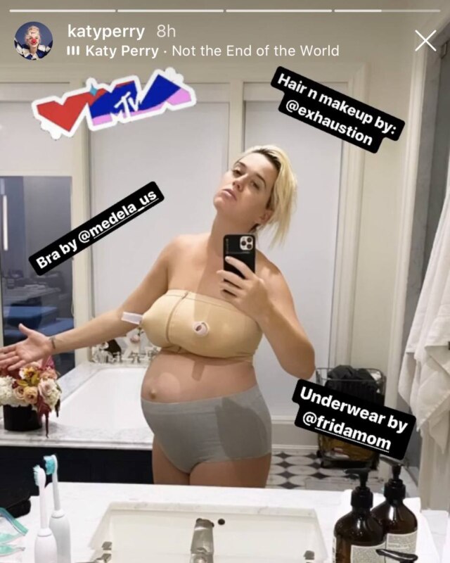 Instagram/@katyperry Katy Perry mostra corpo após nascimento da filha