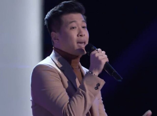 YouTube/The Voice O enfermeiro Vaughn Mugol, que interpretou 'The A Team', canção de Ed Sheeran, no 'The Voice' americano