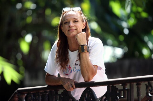 WILTON JUNIOR / ESTADAO Andréa Brazil, a coordenadora do Capacitrans, projeto que oferece capacitação profissional para pessoas LGBTQ+, com ênfase nas pessoas trans e travestis, em áreas como moda, produção audiovisual, maquiagem e cabelo.