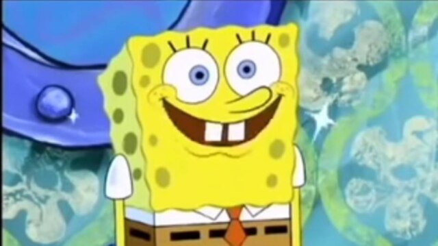 Reprodução de cena de 'Bob Esponja'/Nickelodeon 'Bob Esponja' é um dos desenhos mais famosos da Nickelodeon
